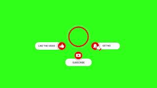 green screen subscribe button animation with frame photo free no copyright