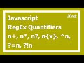 86. JavaScript regular expression quantifier in Hindi | RegEx tutorial in Hindi
