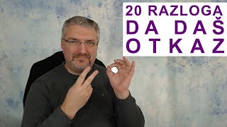 20 razloga da daš otkaz na poslu