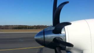 Braathens Regional - Saab 2000 Turboprop takeoff