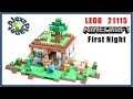 Lego Minecraft 21115 First Night Build Review