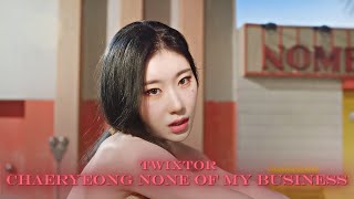 Itzy Chaeryeong 'None of My Business' mv twixtor clips 4k