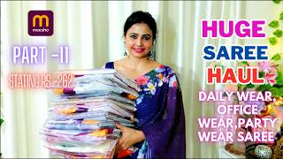 MEESHO *AFFORDABLE* SAREE HAUL || Meesho Saree Haul ||Meesho Partywear, Daily, Officewear Saree haul