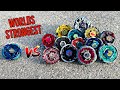 Wing pegasus vs Metal Beyblades!!  IS IT THE WORLDS STRONGEST BEYBLADE?