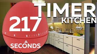 217 seconds Cooking timer | 3min 37sec Egg TIMER