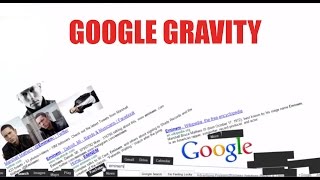Funny Google Tricks - Google Gravity. #1