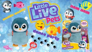 Little Live Pets My Walking Penguin Waddles Unboxing \u0026 Playthrough