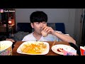 4가지 치즈 불닭볶음면 킬바사 소세지 먹방 mukbang asmr