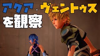 アクアとヴェントゥスの戦い方を観察してみる【キングダムハーツ3 検証】