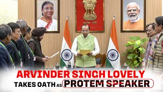 Live: BJP leader Arvinder Singh lovely takes Oath as Protem Speaker | Delhi Assembly Session 2025