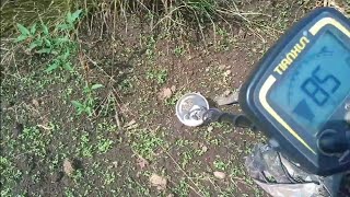 hunting metal detector tx850 di kebun.||metal detector tx 850