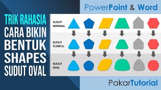 Trik Rahasia Cara Membuat Bentuk Shapes dengan Sudut Oval