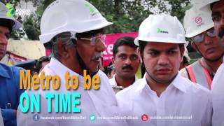 CM visits Kochi Metro construction sites