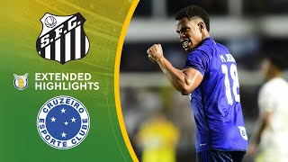 Santos vs. Cruzeiro: Extended Highlights | Brasilerao Série A | CBS Sports Golazo - South America