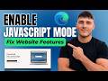 How To Enable JavaScript in Microsoft Edge (Windows 11 Guide 2026)