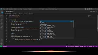 ASMR Programming - "Implementation of non-recursive Binary Search" - No Talking