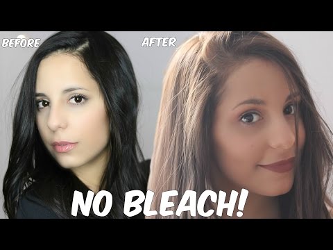 DIY Lighten Dark Hair WITHOUT Added Bleach at Home!! DIY Lighten Dark Hair WITHOUT Added Bleach at Home!!