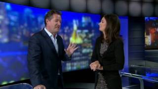 Piers Morgan crashes Erin Burnett's show
