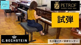 PETROF(ペトロフ)とBECHSTEIN(ベヒシュタイン)の弾き比べ