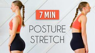 7 MIN DAILY STRETCH to Fix Your Posture!