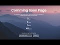 How to Make Coming Soon Website in HTML CSS & JavaScript