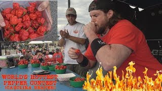 Eating 14 Carolina Reapers in 1 Minute (World's Hottest Pepper) Doesn't Go As Planned | L.A. BEAST