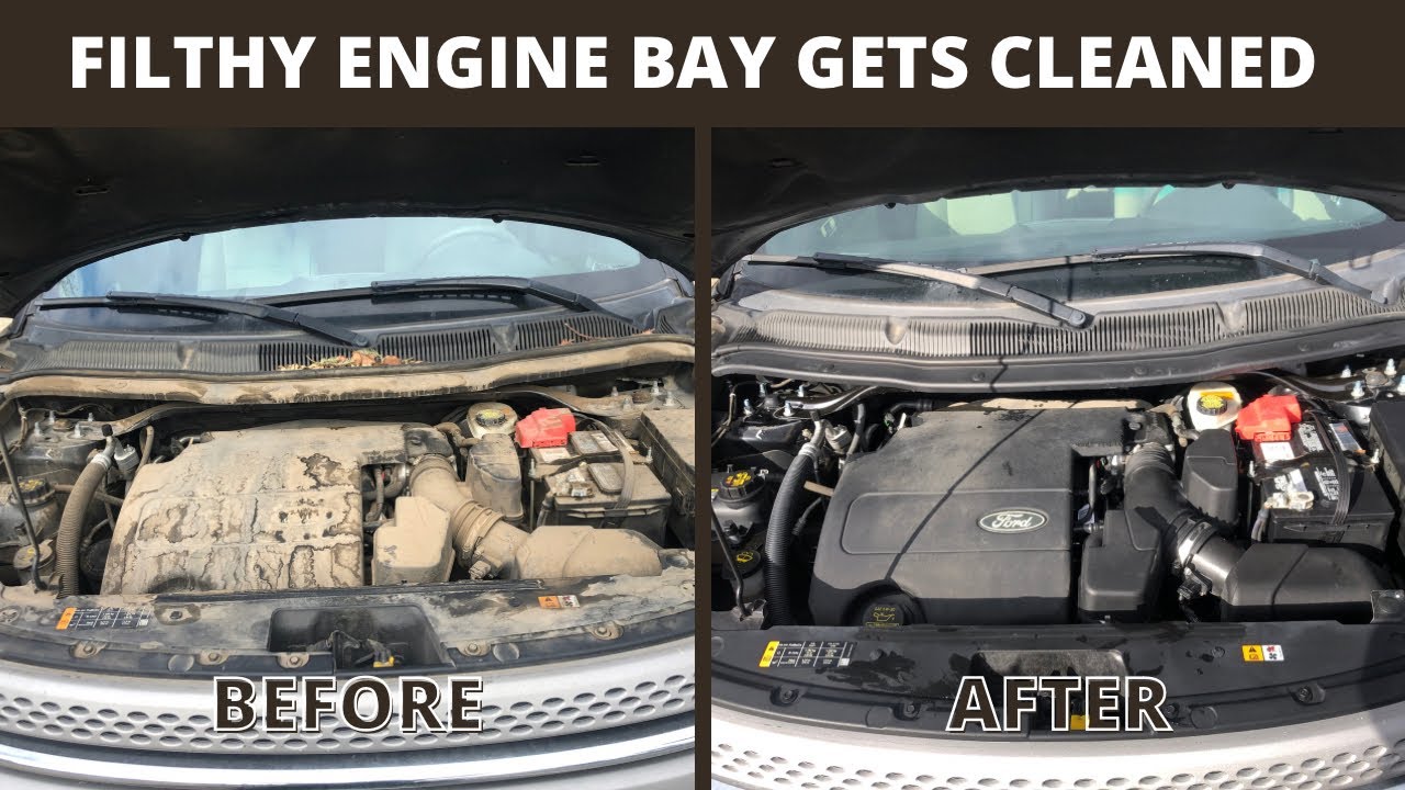 How To CLEAN Your ENGINE Bay At Home - YouTube