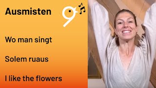 Einsingen um 9 (15.08.23) mit Sarah, Wo man singt, Solem ruaus, I like the flowers