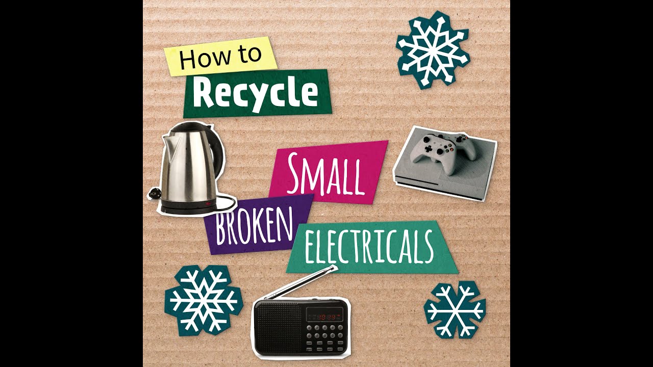 How To Recycle Small Electricals - YouTube