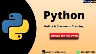 Python Online Training Demo class | Python Programming by Visualpath