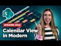 Adding a Modern Calendar View to a SharePoint Page - Updated 2022