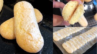 بسكوت التيراميسو و الشاغلوت احسن من الجاهز بالف مرة عمرك غاتشريه Biscuits cuillère recette facile