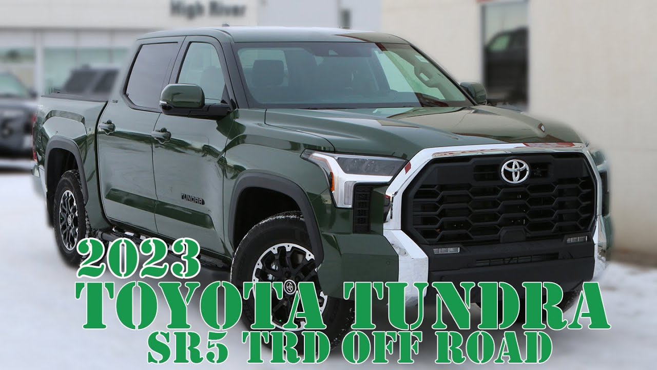 The NEW 2023 Toyota Tundra SR5 TRD Off Road - YouTube