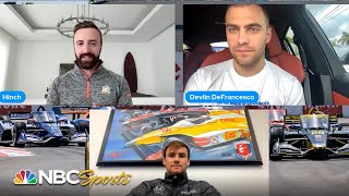 Andretti Autosport's Devlin DeFrancesco and Kyle Kirkwood recap airborne wrecks | Motorsports on NBC