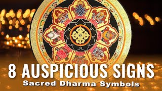 Buddha's Eight Auspicious Signs Precious Dharma Objects for Auspiciousness and Transformation