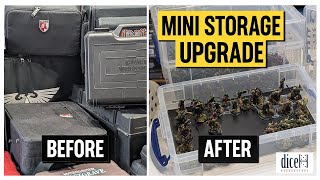 Miniatures Storage Made Easy – Really Useful Boxes + Magnetic Sheet Setup