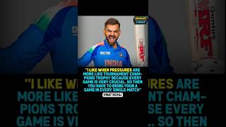 Virat Kohli on Champions Trophy vs T20 World Cup-'The pressure is the same! #viratkohli #ct2025