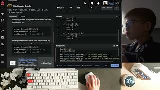 Codewars | Python | HHKB keyboard | 40 min real time | no talking | EP-40