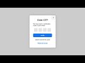 How to Build a Modern OTP Verification Form Using HTML & CSS