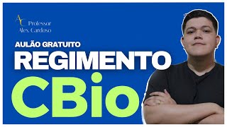 Conselho Federal de Biologia (CFbio) I AULÃO GRATUITO - Regimento Interno I Prof Alex Cardoso