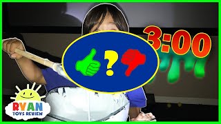 DO NOT MAKE FLUFFY SLIME AT 3am or 3pm! Omg so scary 3am Challenge - Video Review