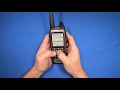 how to save and recall frequencies in the icom a25