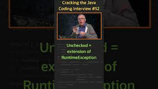 What difference between a checked and an unchecked Exception? - Cracking the Java Coding Interview