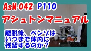 AsM-042【アシュトン マニュアル】P110　離脱後、ベンゾジアゼピンはいつまで体内に残留するのか？　　／ パニック障害,うつ,双極性障害,不安障害,