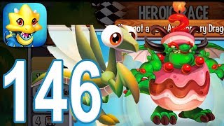 Dragon City - Gameplay Walkthrough Part 146 - Level 50, Anniversary & Mantis Dragon (iOS, Android)