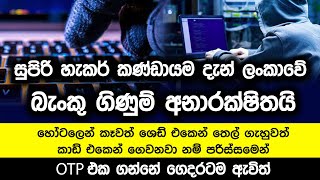 ලොව සුපිරි හැකර් කණ්ඩායම දැන් ලංකාවේ, බැංකු ගිණුම් අනාරක්ෂිතයි | Black Holes | EP 03