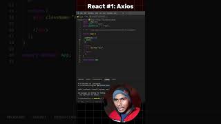 Fetching data from API with Axios in React🔥