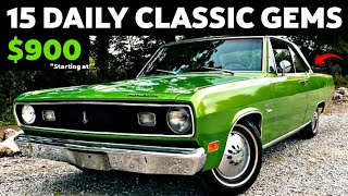 Prices Dropping Fast: 15 Classic Cars For Sale Under $10,000