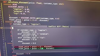 resolve.nvim - fix merge conflicts in Neovim