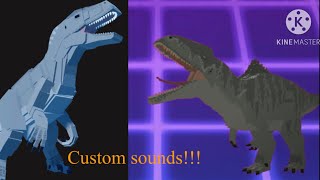 Chaos GIGA and chaos RAPTOR CUSTOM SOUNDS!!! - dinosaur arcade